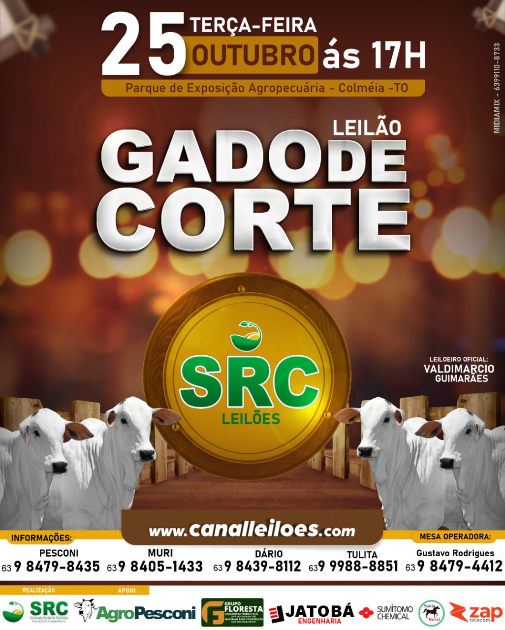 LEILÃO ESPECIAL DE GADO DE CORTE - SRC LEILÕES